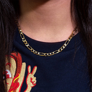 14k Yellow Gold Figaro Link Chain 5.75 mm